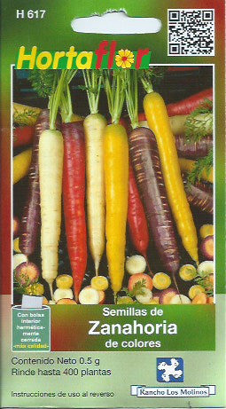 Semillas Zanahorias de colores